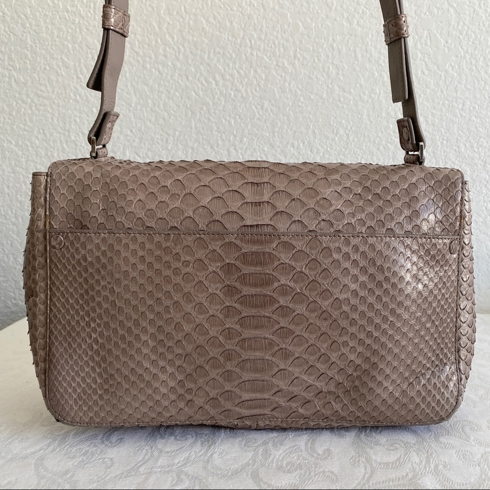 Proenza Schouler Courier Python Shoulder Bag - image 4